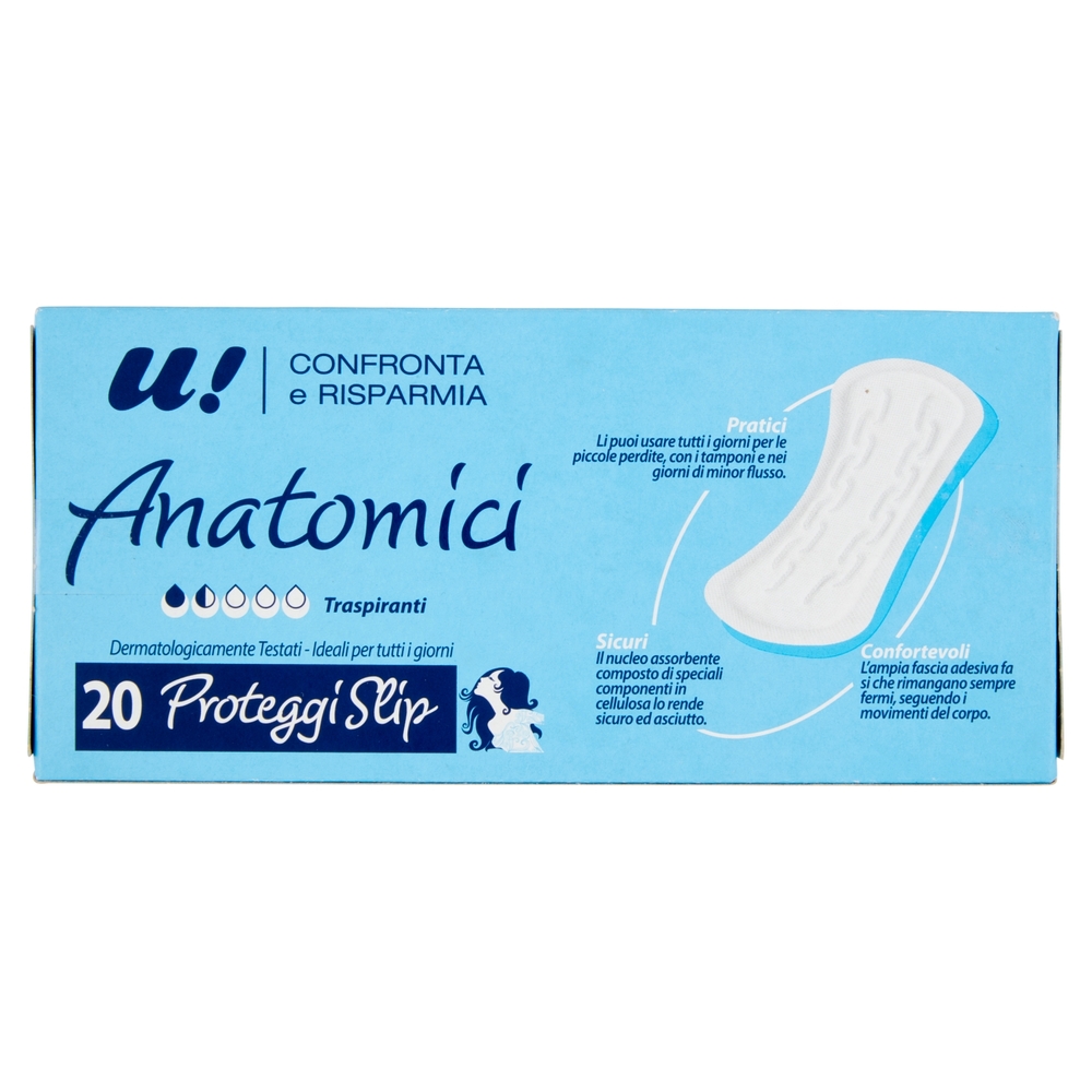 20 Proteggi Slip Anatomici U! Confronta e Risparmia